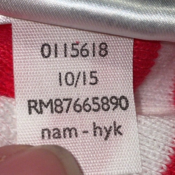 Tommy Hilfiger 100% Cotton Striped Pull Over Long Sleeve Sweater.  Size Medium. - Picture 10 of 10